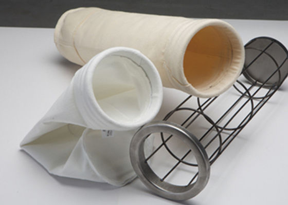 Yüzde 100 PTFE Scrim 550gsm 0.1 Mikron Toz Toplayıcı Filtre Torbaları