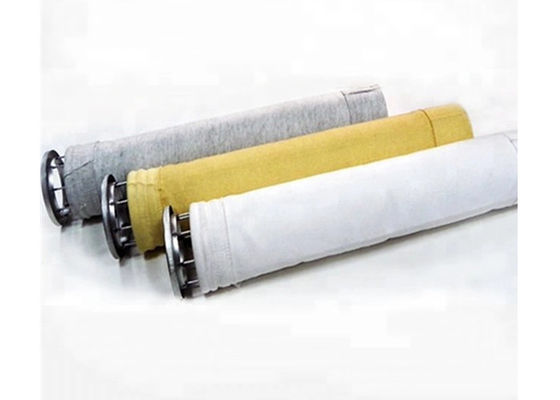 550g / M2 2mm Çelik Fabrikası 500 Mikron Nomex Filtre Torbası