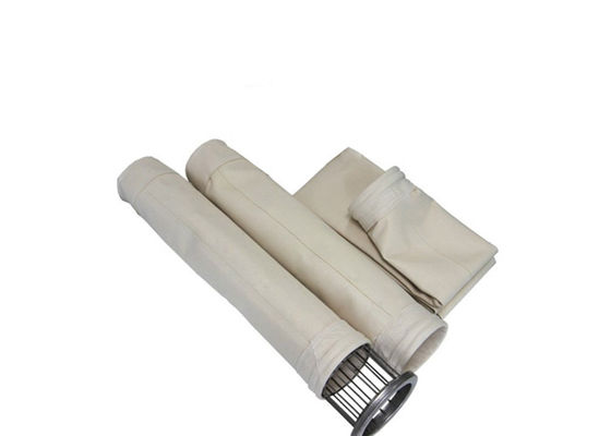 550g / M2 2mm Çimento Fabrikası 500 Mikron Nomex Filtre Torbası