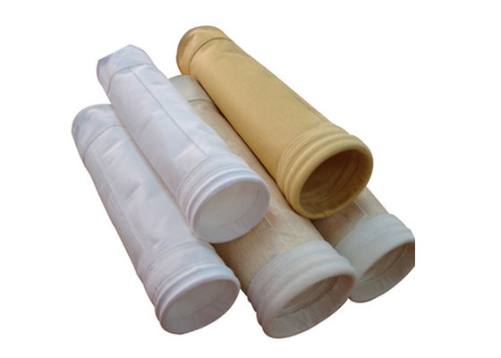 550g / M2 2mm Çimento Fabrikası 500 Mikron Nomex Filtre Torbası