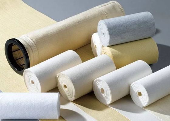 Yüksek Sıcaklık 100gsm 0.5mm Polyester Filtre Torbaları