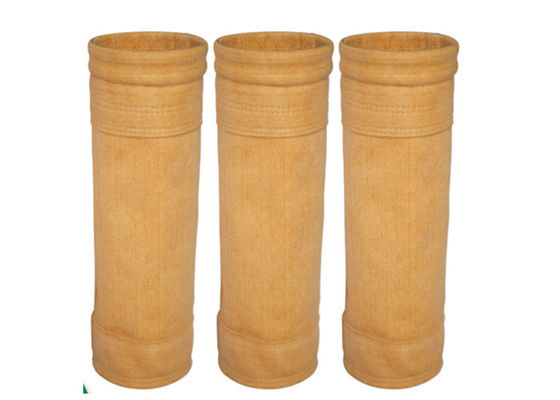 Yüksek Sıcaklık 0.3 Mikron 450gsm PPS Filtre Torbaları