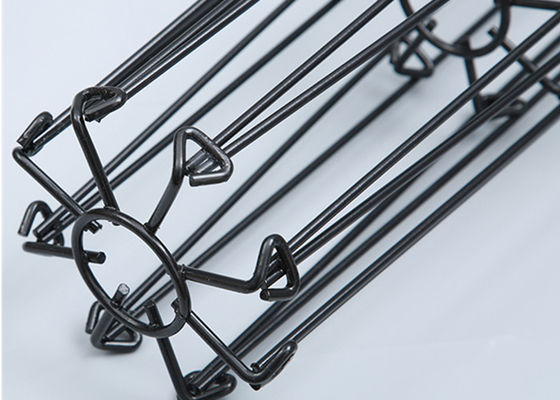 Yuvarlak Galvanizli Çelik 5mm 8 İnç Filtre Torbası Kafesi