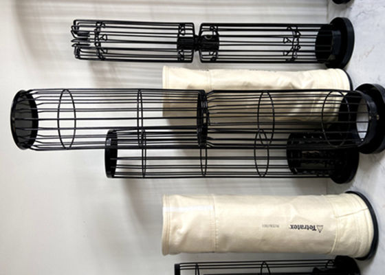 Güçlü Kaynaklı Oval Tip Filtre Torbası Kafes Galvanizli Çelik