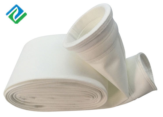 Dokunmamış İğne Keçesi PPS / Nomex Toz Filtresi Torbaları 500GSM Aside Dayanıklı