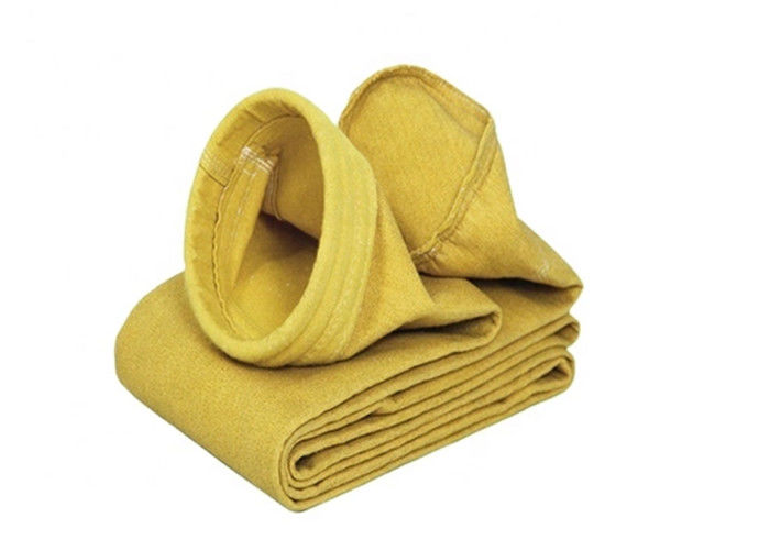 550g / M2 2mm Çelik Fabrikası 500 Mikron Nomex Filtre Torbası